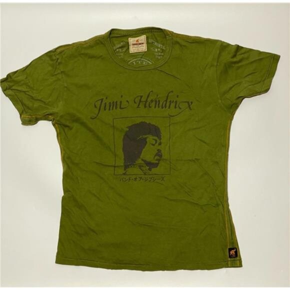 Trunk Ltd Other - Japan Retro Men's Trunk LTD Jimi Hendrix Olive T-Shirt 70s Classic Vintage Style